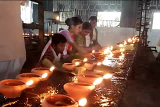 Devotees throng at Dhekiakhowa Bornaamghar in Nagaon