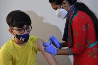 Less than 40 per cent of those eligible in the 15-18 years age group have been administered both the doses of COVID-19 vaccine in 10 states and union territories with Meghalaya being the last in the list with 10 per cent