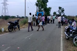 Tractor overturned