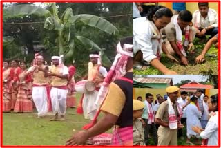 Rongali Bihu celebration at Bongaigaon