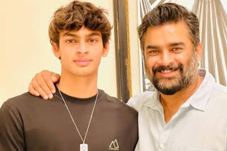 Madhavan's son Vedaant wins silverin swimmin