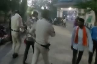 ujjain man police station ruckus