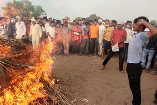 Martyr Shriom Pehalwan cremated in Charkhi Dadri