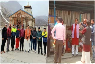 bktc-president-reached-gaurikund-and-triyuginarayan-temple