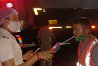 Drive against drunk driving in Odisha