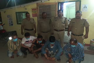 haldwani police action on gambling