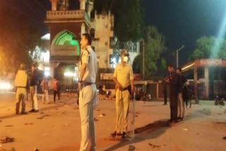 violence at hubballi in karnataka over social media post