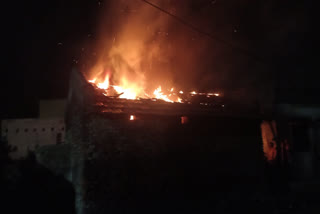 A House was Burnt Down in Fire in Jamuria Asansol