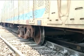 Goods train derailed