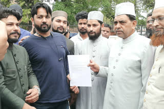 AMU students' protest march on PhD admission