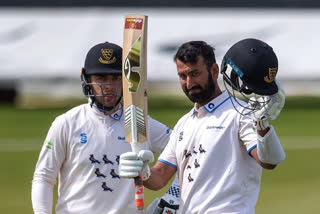 Pujara becomes second Indian to score double-century in County Championship