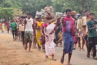 Rehabilitation process of displaced people of Bastar