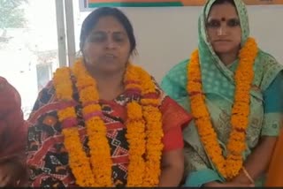 BJP Mahila Morcha state president Alka Mundra reached Chaksu