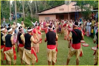 rongali-bihu-celebrate-by-assam-police-at-barhampur-in-nagaon