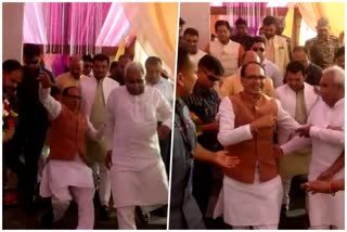 CM shivraj singh chauhan slipped down in wedding ceremony in kashipur