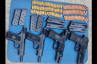 10 pistols recovered in J&K's Kupwara