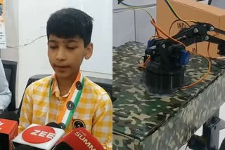 fifth standard student develops Robert  Ludhiana boy develops robert that enters india book of records  robert development  റോബോര്‍ട്ട് നിര്‍മ്മിച്ച് അഞ്ചാം ക്ലാസ് വിദ്യാര്‍ഥി  സൈന്യത്തിന് സഹായകമാകുന്ന റോബോര്‍ട്ട്  ഇന്ത്യ ബുക്ക് ഓഫ് റെക്കോര്‍ഡ്സ്