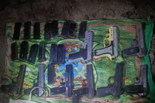 arms recovered in kashmir Kupwara