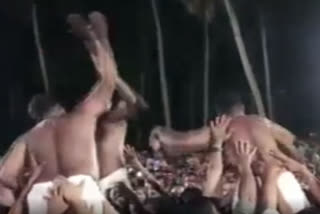 Watch: People slapping each other as part of Kerala's Vishu festival