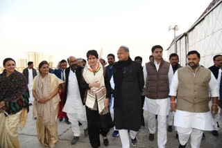 Gehlot In Delhi