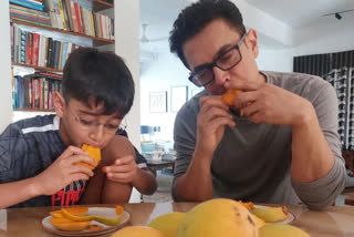 aamir khan azad eating mango
