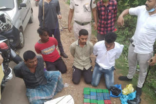 four suppliers with Drug arrested in Karimganj