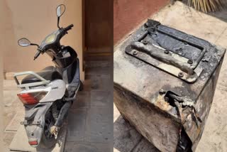 Electric Bike Battery blasted while putting the charge at Nizamabad  electric bike explodes while charging the battery one died at Nizamabad  ചാർജുചെയ്യുന്നതിനിടെ ഇലക്‌ട്രിക് ബൈക്ക് പൊട്ടത്തെറിച്ച് ഒരു മരണം  ഇലക്‌ട്രിക് ബൈക്ക് ബാറ്ററി പൊട്ടത്തെറിച്ച് അപകടം  നിസാമാബാദ് ഇലക്‌ട്രിക് ബൈക്ക് പൊട്ടത്തെറിച്ച് മരണം