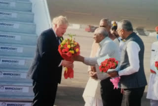 Boris Johnson in India