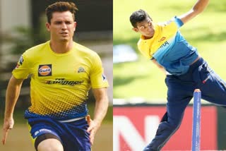 Mathisha Pathirana  Adam Milne  IPL 2022  CSK  आईपीएल 2022  एडम मिल्ने  सीएसके  श्रीलंका क्रिकेट टीम  मथीशा पथिराना  चेन्नई सुपर किंग्स  इंडियन प्रीमियर लीग  Chennai Super Kings  Indian Premier League