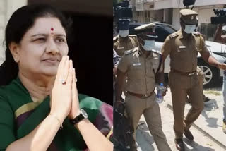 Kodanad Murder case: IG Sudhakaran starts inquiring VK Sasikala  കോടനാട് എസ്‌റ്റേറ്റ് കൊലപാതകം  കോടനാട് കേസ്  വികെ ശശികല കോടനാട് കേസ്  vk sashikala  kodanad estate murder case