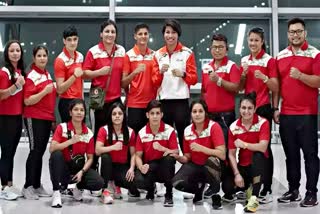 Indian women boxing team  Indian boxing team  Turkey  boxing World Championship  भारतीय महिला बॉक्सिंग टीम  वर्ल्ड चैंपियनशिप  बॉक्सिंग टीम तुर्की रवाना  खेल समाचार