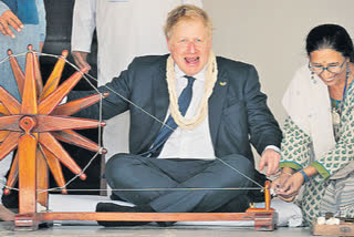 boris johnson india visit 2022