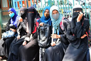 2 hijab students stopped at  II PUC exam