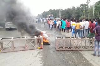 bhatpara road block