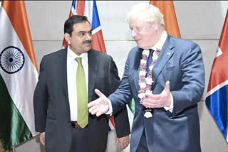 British PM Boris Johnson visit adani group