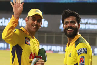 Ravindra Jadeja on MS Dhoni  Ravindra Jadeja on Dhoni's finish  Ravindra Jadeja comments after CSK win  CSK beat MI  ധോണിയുടെ തകർപ്പൻ പ്രകടനത്തിൽ പ്രതികരണവുമായി ജഡേജ  ധോണിയെ പ്രശംസിച്ച് ജഡേജ  ധോണി  ചെന്നൈ സൂപ്പർ കിങ്സ്  IPL 2022  ഐപിഎൽ 2022