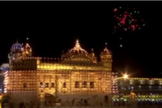 Fireworks adorn sky around Golden Temple on 400th Parkash Purab of Guru Tegh Bahadur