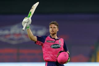 IPL 2022 Rajasthan Royals vs Delhi Capitals  IPL 2022  Buttler show takes Rajasthan Royals to 222/2 against Delhi Capitals  ഐപിഎൽ 2022  ഇന്ത്യൻ പ്രീമിയർ ലീഗ്  ഇന്ത്യൻ പ്രീമിയർ ലീഗ്  രാജസ്ഥാൻ റോയൽസ്  ഡൽഹി ക്യാപ്പിറ്റൽസ്  ബട്‌ലറിന് സെഞ്ച്വറി  വെടിക്കെട്ടുമായി സഞ്ജു സാംസണ്‍