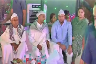 Bihar CM Nitish Kumar attends RJD's Iftar Party