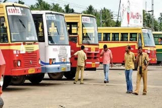 ksrtc unions strike  കെ.എസ്.ആര്‍.ടി.സിയില്‍ പണിമുടക്ക്  കെ.എസ്.ആര്‍.ടി.സിയില്‍ ശമ്പള പ്രതിസന്ധി  ksrtc salary issue  kerala latest news  കേരള വാർത്തകള്‍  സമരവുമായി പ്രതിപക്ഷ സംഘടനകള്‍