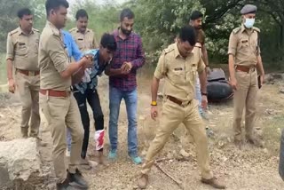 Prize gangster Gaurav arrested in encounter vicious crook was running away after firing on police