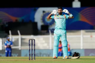 IPL 2022: See How KL Rahuls Ton Powered LSG To An 18-Run Win Over MI  ipl 2022  mi vs lgs  kl rahul  IPL 2022 photo gallery  ഐപിൽ 2022  കെ എൽ രാഹുൽ  മുന്നില്‍ നിന്ന് നയിച്ച് രാഹുല്‍; മുംബൈ - ലഖ്‌നൗ പോരാട്ടത്തിലെ കാഴ്‌ചകൾ  Rahul leads from front; photos of the Mumbai-Lucknow battle