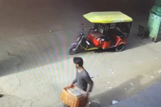 Man Stealing Sour Fruit