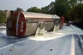 Milk van Accident
