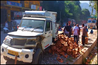 Jeep overturned in sundernagar