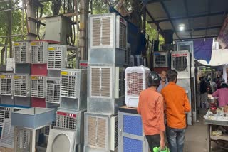 Asias largest Indralok cooler market returned customers started coming as soon as mercury rose