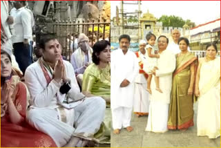 celebrities visited  tirumala  and srikalahasti temples