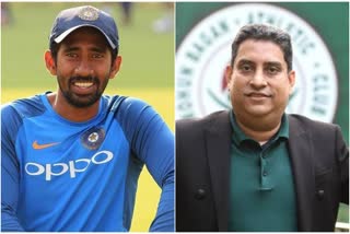 Saha text case: Sports journalist Boria Majumdar found guilty  Sports journalist Boria Majumdar  Wriddhiman Saha  Wriddhiman Saha text case  വൃദ്ധിമാൻ സാഹ  ബോറിയ മജുംദാർ  സാഹയെ ഭീഷണിപ്പെടുത്തിയ സംഭവത്തില്‍ ബോറിയ മജുംദാർ കുറ്റക്കാന്‍  ബിസിസിഐ അപെക്‌സ് കൗൺസില്‍  BCCI Apex Council