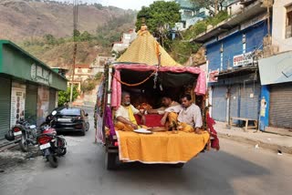 gadu gadha yatra reached rudraprayag