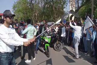 Super Car Bike Rally Organized in indore